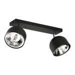 ALTEA BLACK LAMPA SUFITOWA 2 + ŻARÓWKI