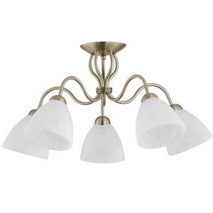 Lampa sufitowa ALFA ADEL PATYNOWA 5xE27 64cm | 19175