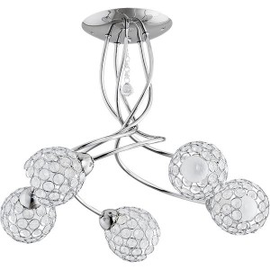 Lampa sufitowa ALFA VAIO CHROM 5xE14 54cm | 20365