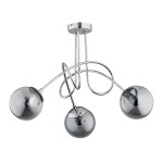 Lampa sufitowa ALFA TANGO GLASS CHROM 3xE14  | 61093