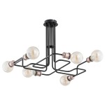 Lampa sufitowa ALFA HOOK MIEDŹ LONG 6 x E27 I  25156