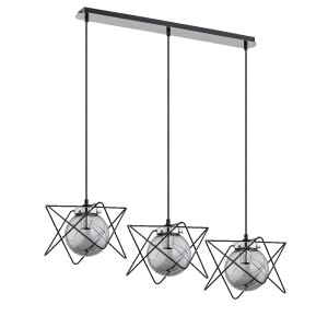 Lampa wisząca ALFA SAGITO TRACK CHROM 3xE14 85cm | 62098