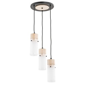 Lampa wisząca ALFA TANTUM DREWNIANA 3xE27  | 60175