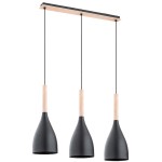 Lampa wisząca ALFA JUICE CZARNA  | 62057