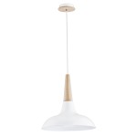 Lampa wisząca ALFA DORO BIAŁA 1xE27 | 60005