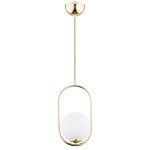Lampa wisząca ALFA NOVAL M ZŁOTA 1xE14  | 60698