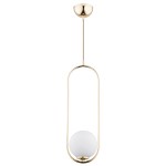 Lampa wisząca ALFA NOVAL L ZŁOTA 1xE14  | 60697