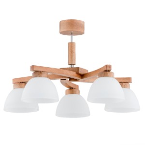 Lampa sufitowa ALFA ROBIN drewniana  I  27395