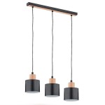 Lampa wisząca ALFA IVO CZARNA 3xE27  | 62092