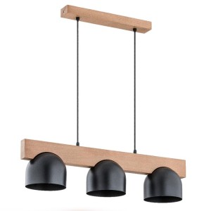 Lampa wisząca ALFA GROS DREWNIANA 3xE27  | 62089