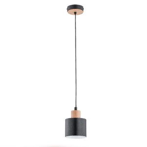 Lampa wisząca ALFA IVO CZARNA 1xE27  | 60733