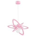 Lampa wisząca ALFA ORLANDO RÓŻOWA 1xE27 | 62139