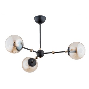 Lampa sufitowa ALFA ITORIS CZARNA 3xE14 | 28363
