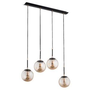 Lampa wisząca ALFA SEBIA CZARNA 4xE14  | 61064