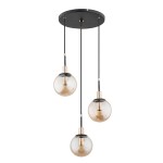 Lampa wisząca ALFA SEBIA CZARNA 3xE14  | 61083