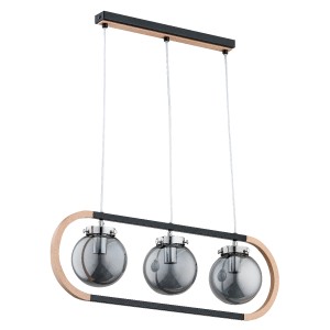 Lampa wisząca ALFA RINO DREWNIANA 3xE14 | 62146