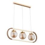 Lampa wisząca ALFA RINO DREWNIANA 3xE14 | 62147