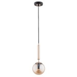 Lampa wisząca ALFA VOLDA PICOLO ZŁOTA 1xE14 | 60916
