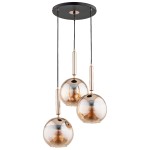 Lampa wisząca ALFA VOLDA NEW ZŁOTA 3xE27 | 63066