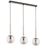 Lampa wisząca ALFA VOLDA PICOLO ZŁOTA 3xE14 | 63067