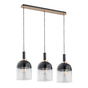 Stylowa lampa wisząca ALFA VENTO 3x E27 | 62188