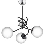 Lampa sufitowa ALFA SALSA CZARNO-BIAŁA 3xE14 | 28593