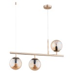 Lampa wisząca ALFA ABAKUS ZŁOTA 3xE14 | 63036