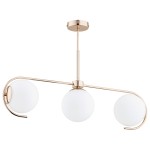 Lampa sufitowa ALFA ASTANA ZŁOTA 3xE14 | 63085