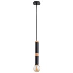 Lampa wisząca ALFA AKORD CZARNA 1xE27 | 60950