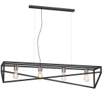 Lampa zwis GOTE  czarny - chrom  I  0224