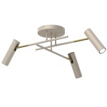 Lampa sufitowa AXION tytanowe złoto-złoty I  0277