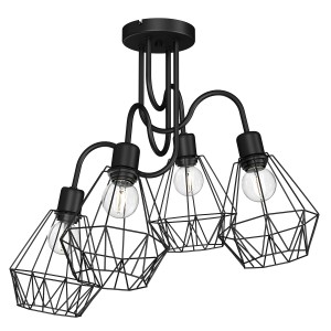 Lampa plafon BERGEN czarny I  0310