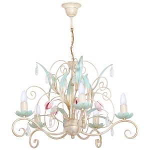 Lampa żyrandol LUCE bażowy I  0447