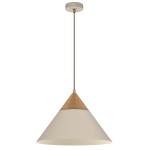 Lampa zwis SINGLE beżowy I 0457