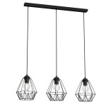 Lampa zwis BERGEN czarny I  0605