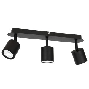 Lampa sufitowa DEMIA czarna 3xGU10  /  1431