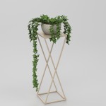 Kwietnik Flower stand Column B beżowy 1445