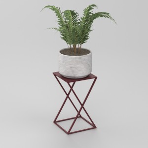 Kwietnik Flower stand Column B burgund 1447