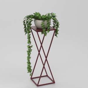 Kwietnik Flower stand Column B burgund 1448