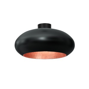 Lampa sufitowa COMPO OVAL czarny-miedziany  1xE27  /  1622