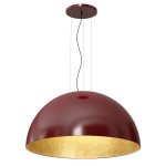 Lampa wisząca COMPO 1/2 BOOL burfund-złoty 1xE27 / 1694