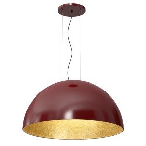 Lampa wisząca COMPO 1/2 BOOL burfund-złoty 1xE27 / 1694