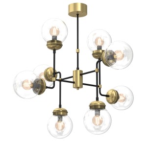 Lampa żyrandol HYDRO  8xE27 / 1889