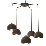 Lampa wisząca SOOL brown 5xE27 / 1952