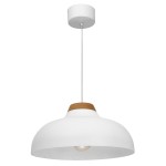 Lampa wisząca BURGOS biały 1xE27 / 1990