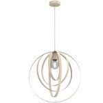 Lampa wisząca RINGO beżowy 1xE27  /  3049