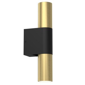 Lampa kinkiet kinkiet Raito black-brass 2xGU10 /  3093