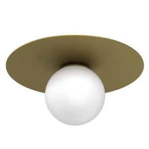 Lampa plafon FLAT złoty 1xE27 /  3309