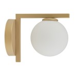 Kinkiet nowoczesny złoty beż ANDY 33342