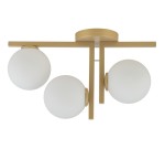 Plafon szklane kule złoty beż ANDY 3 33338